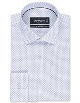 Printed Navy Classic Fit Shirt FS872-1RF-14.5