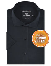 Formal Shirt Knit Black 14? FSK06SH Uni Black FSK06SH-14.5
