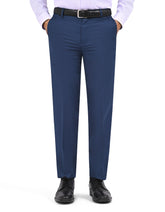 Navy Plain Formal Trouser Smart Fit FT2779-1S-30