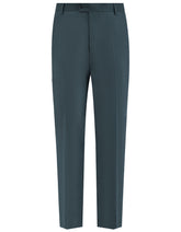 Green Plain Formal Trouser Classic Fit FT468C-30