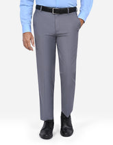 Grey Plain Formal Trouser Tailored Smart Fit FT598S-30