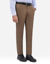 L Brown Texture Formal Trouser Tailored Smart Fit FT627-1S-30
