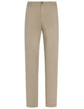 Khaki Classic Fit Cotton Trouser FTC2454C-28