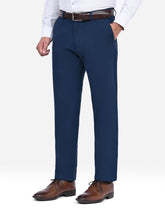 Navy Smart Fit Cotton Trouser FTC2536S-30