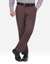 Chocolate Smart Fit Cotton Trouser FTC2537S-30