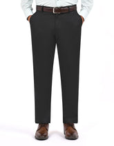Black Classic Fit Cotton Trouser FTC2565-1C-28