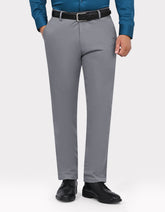 Grey Smart Fit Cotton Trouser FTC2604S-30