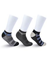 Pack Of 3-Multi Geometric Ankle Socks