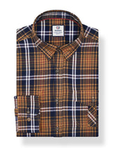 Navy/Mustard N/I Check Casual Shirt CS2365S-S