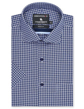Check D Navy Smart Fit Shirt FS2951SH-14.5