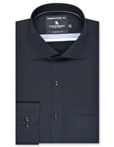 Plain Black Classic Fit Shirt FS2333-1RF-14.5