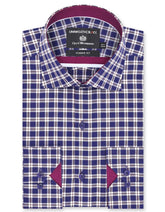 Check Blue Classic Fit Shirt FS2936RF-14.5