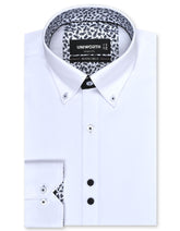 Plain White Tailored Smart Fit Shirt FS1596-3SF-14.5