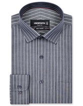 Stripe Charcoal Tailored Smart Fit Shirt FS2827SF-14.5