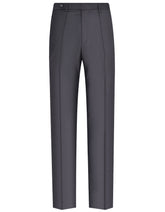 D Charcoal Plain Formal Trouser Tailored Smart Fit FT522-1S-30