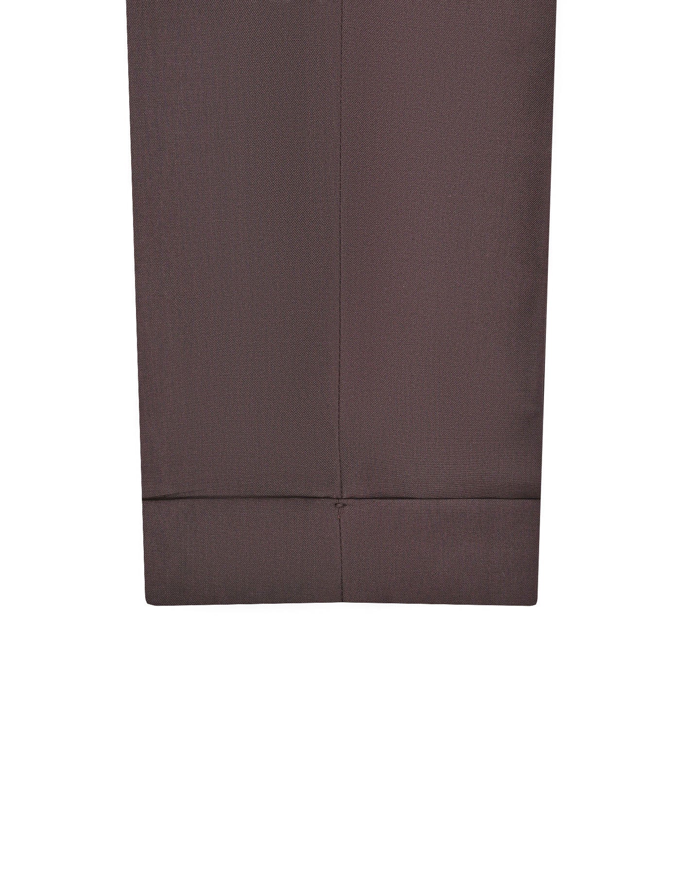 Chocolate Plain Formal Trouser Tailored Smart Fit FT541-1S-38