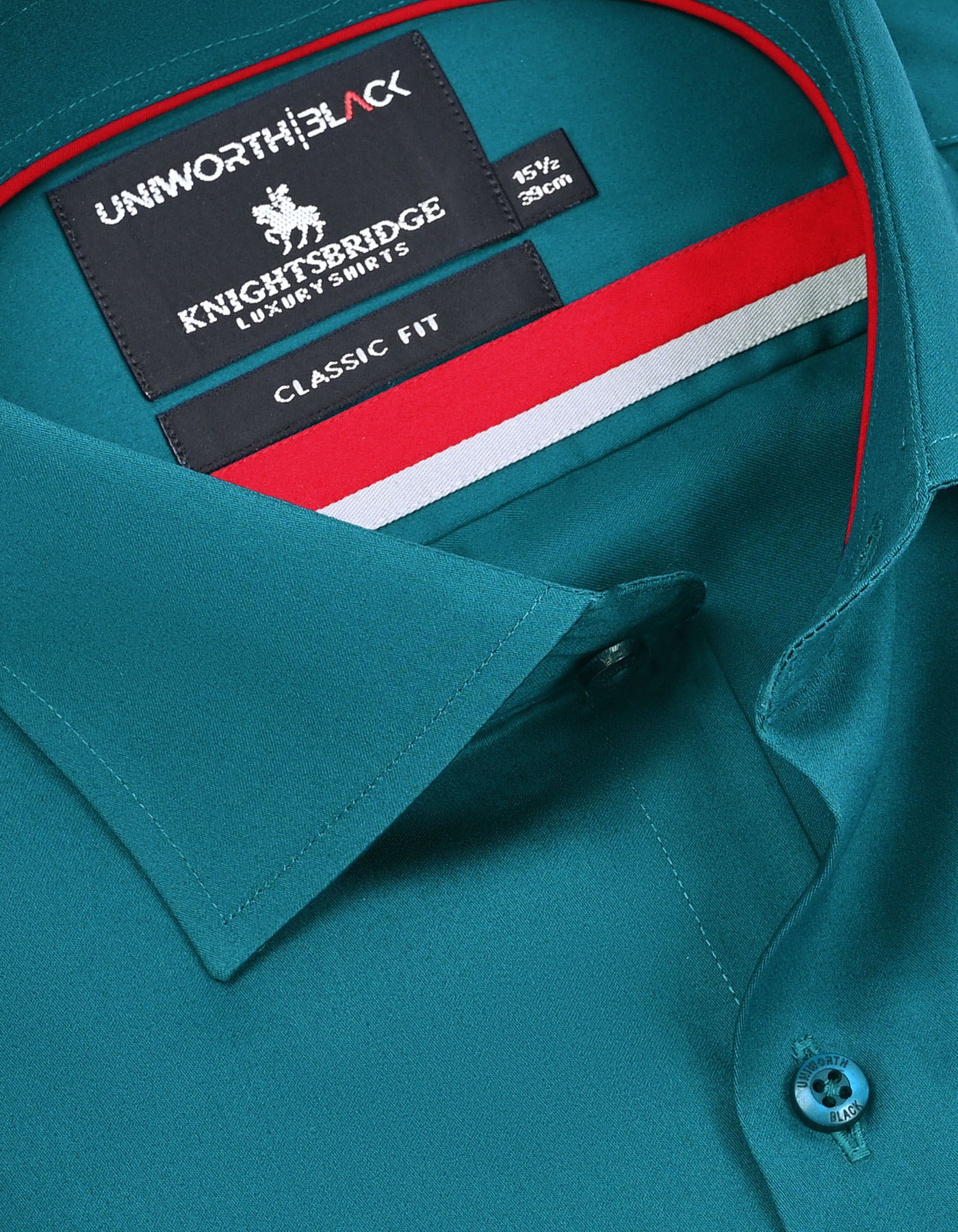 Plain Teal Classic Fit Shirt FS2361-2RF-15