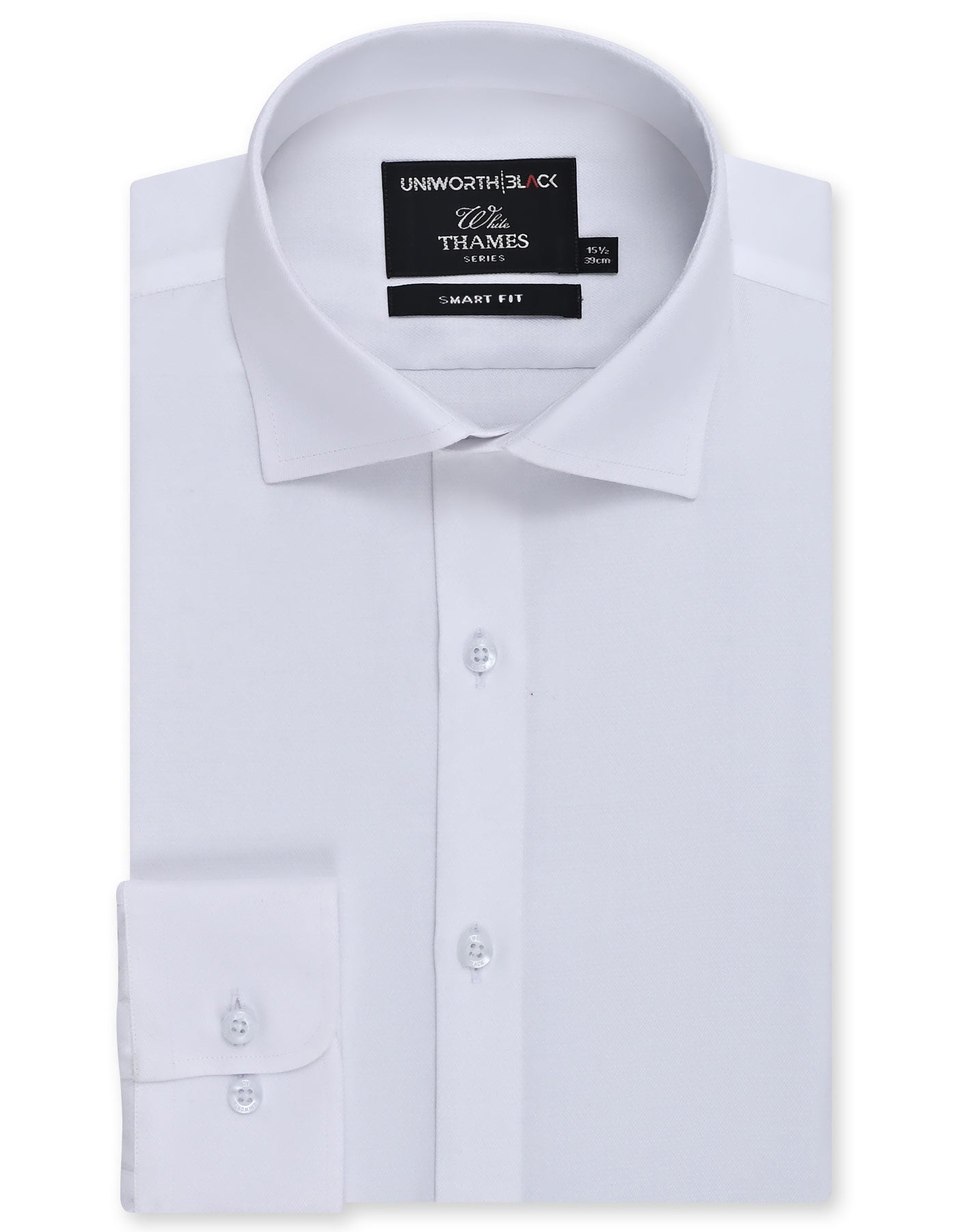 Self White Tailored Smart Fit Shirt FS20497SF-14.5