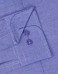 Self D Blue Tailored Smart Fit Shirt FS20502SF-15.5
