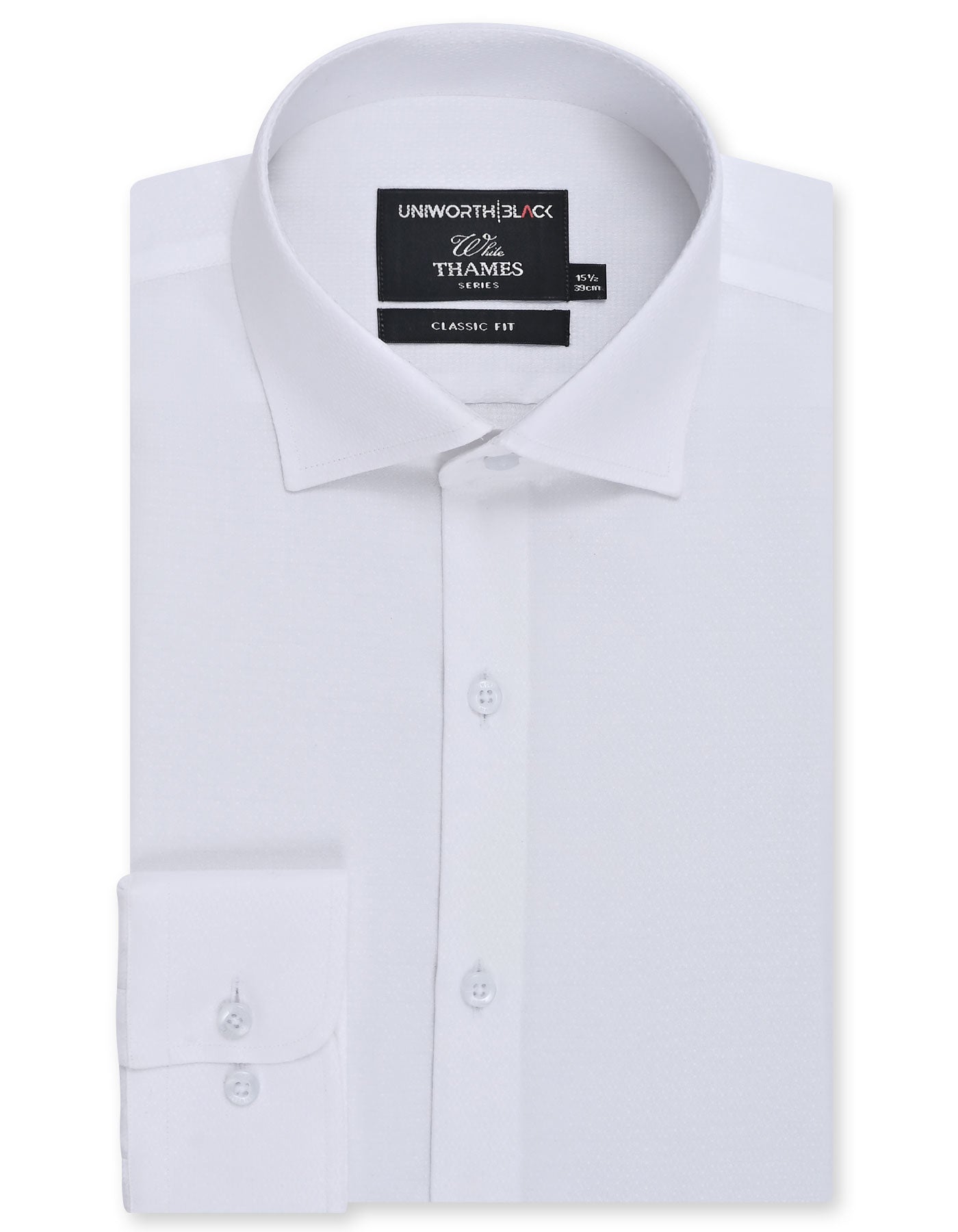 Self White Classic Fit Shirt FS20500RF-14.5