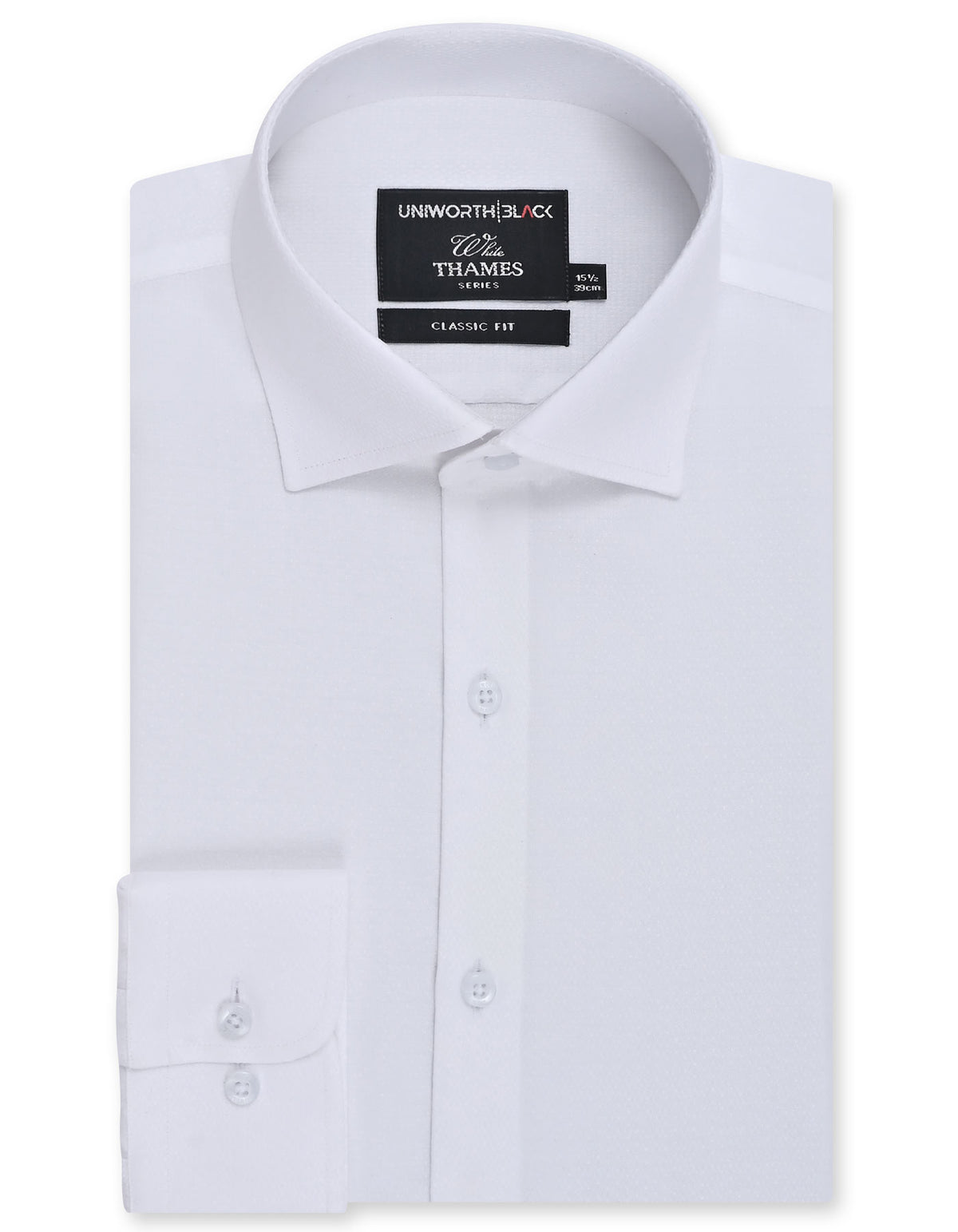 Self White Classic Fit Shirt FS20500RF-14.5