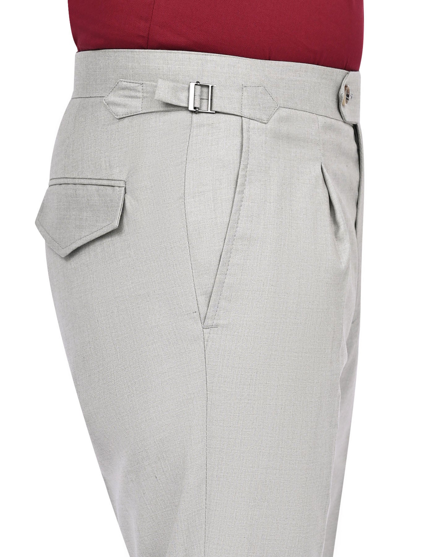 Stone Plain Formal Trouser Classic Fit FT535-1C-32