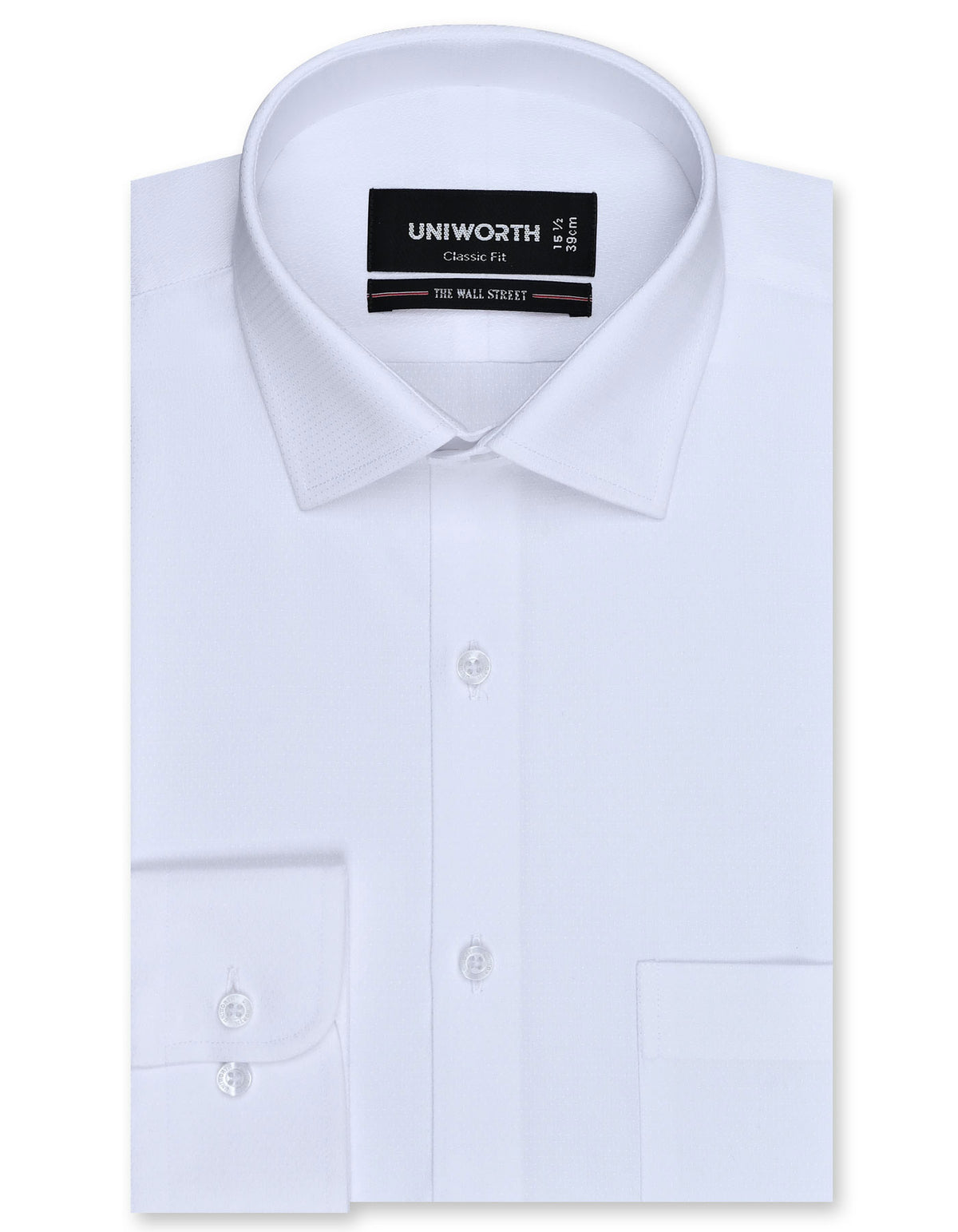 Self White Classic Fit Shirt FS20422RF-14.5