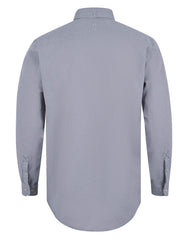 Grey Plain Regular Fit Casual Shirt