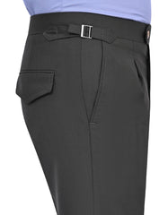 D Green Plain Formal Trouser Tailored Smart Fit FT509S-32