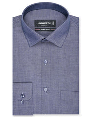 Self Navy Classic Fit Shirt FS20445RF-14.5