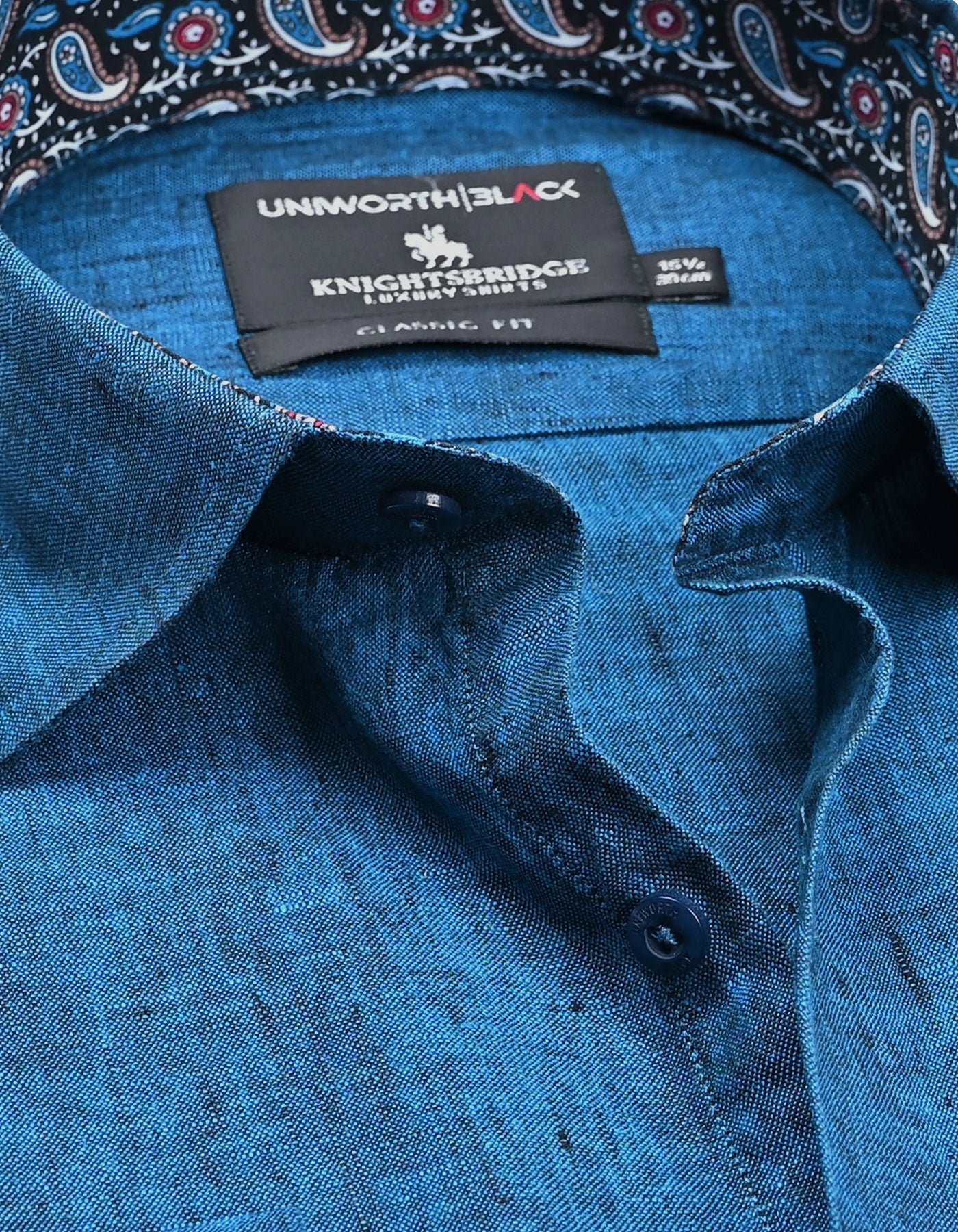Plain Blue Classic Fit Shirt FS2424-1RF-15