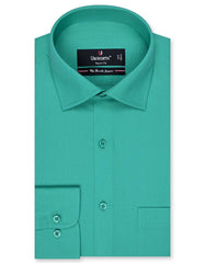 Plain Sea Green Tailored Smart Fit Shirt FS1334-1SF-14.5
