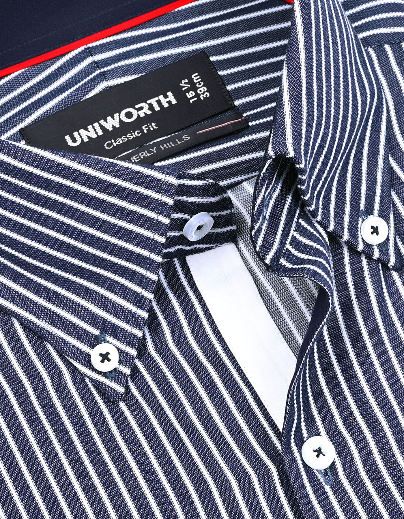 Stripe Navy Classic Fit Shirt FS2823RF-15