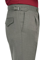L Olive Plain Formal Trouser Tailored Smart Fit FT510S-32