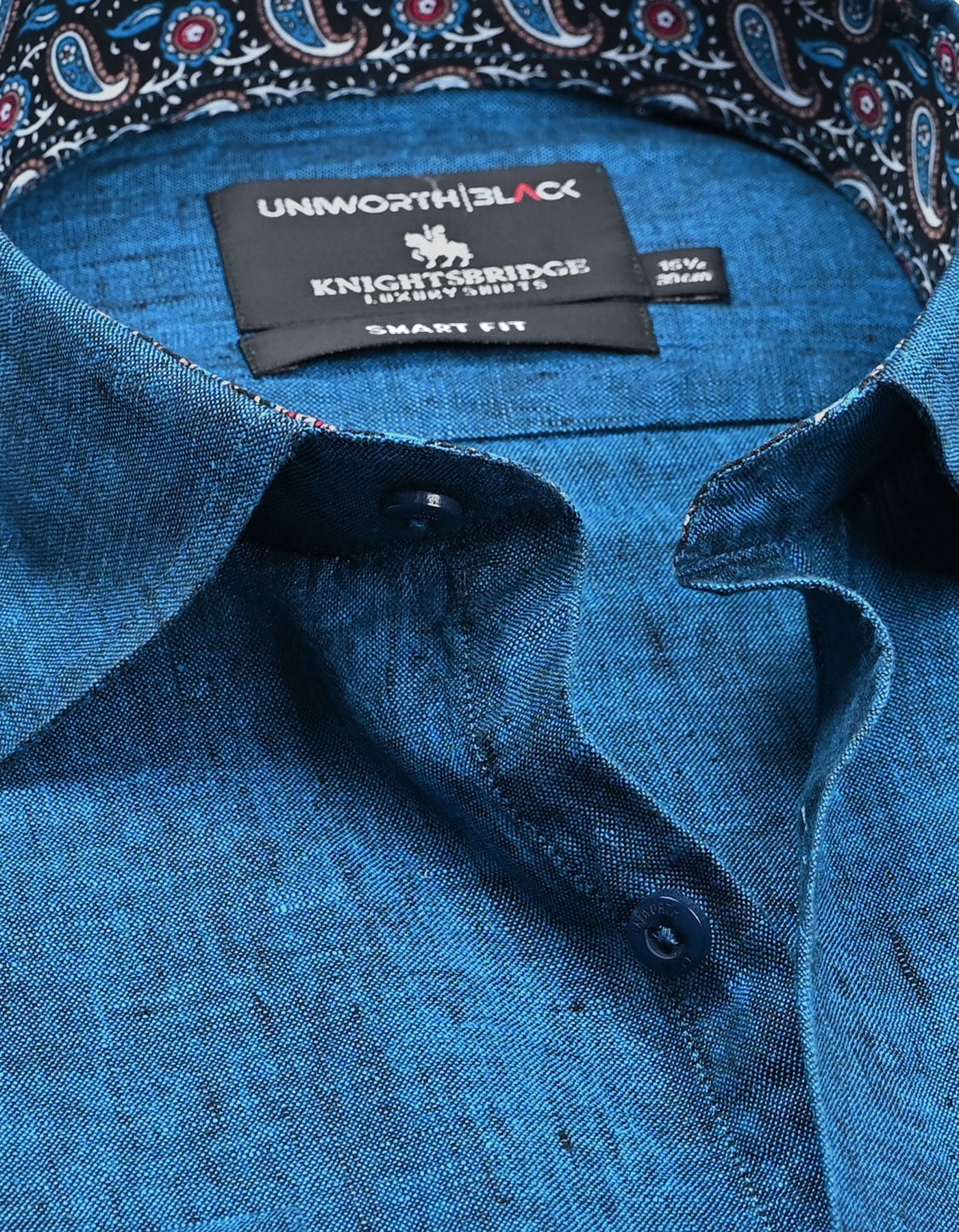 Plain Blue Tailored Smart Fit Shirt FS2424-1SF-15