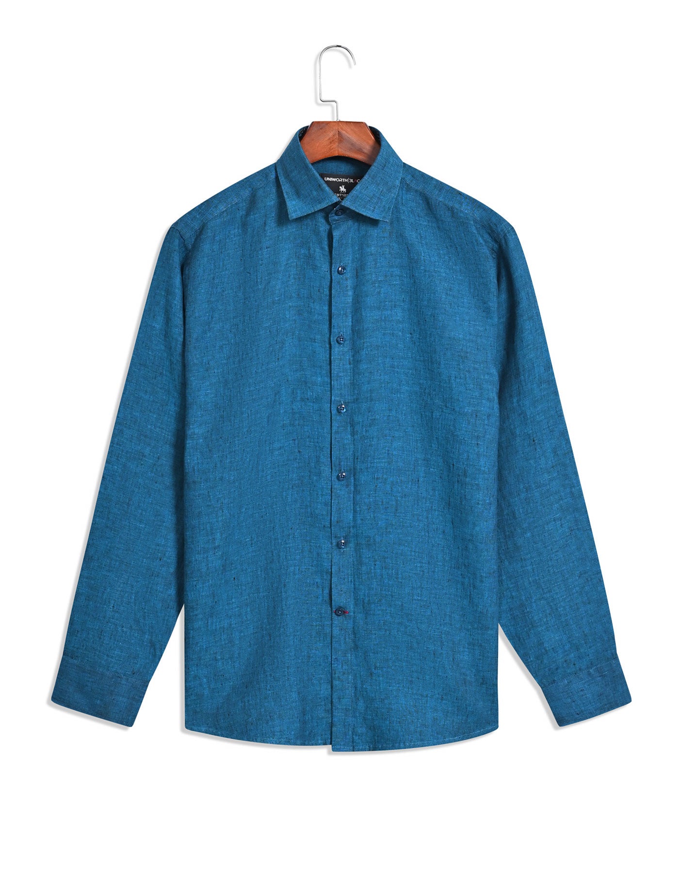 Plain Blue Classic Fit Shirt FS2424-1RF-15.5