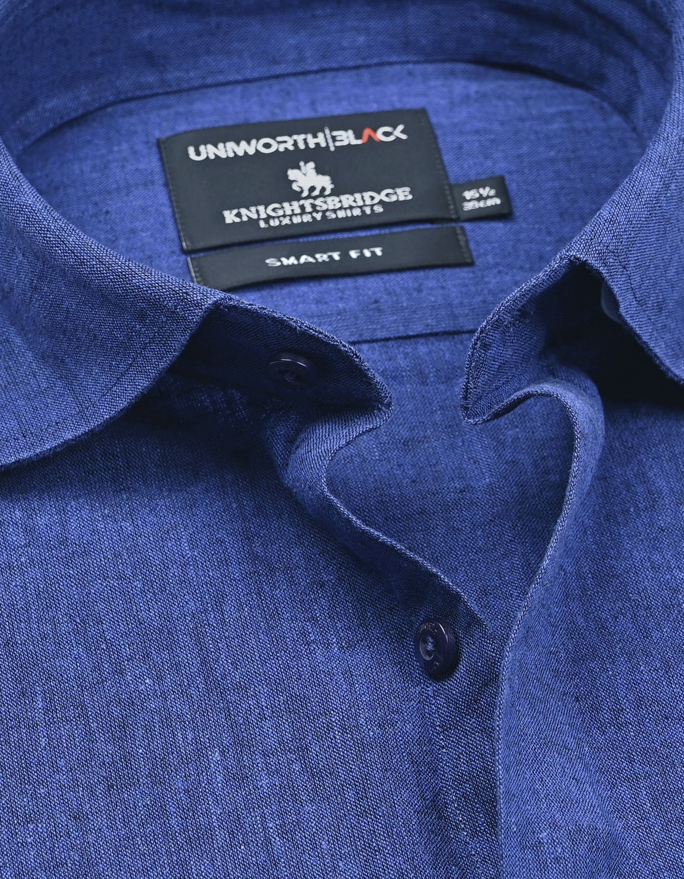 Plain Navy Tailored Smart Fit Shirt FS2408-3SF-15
