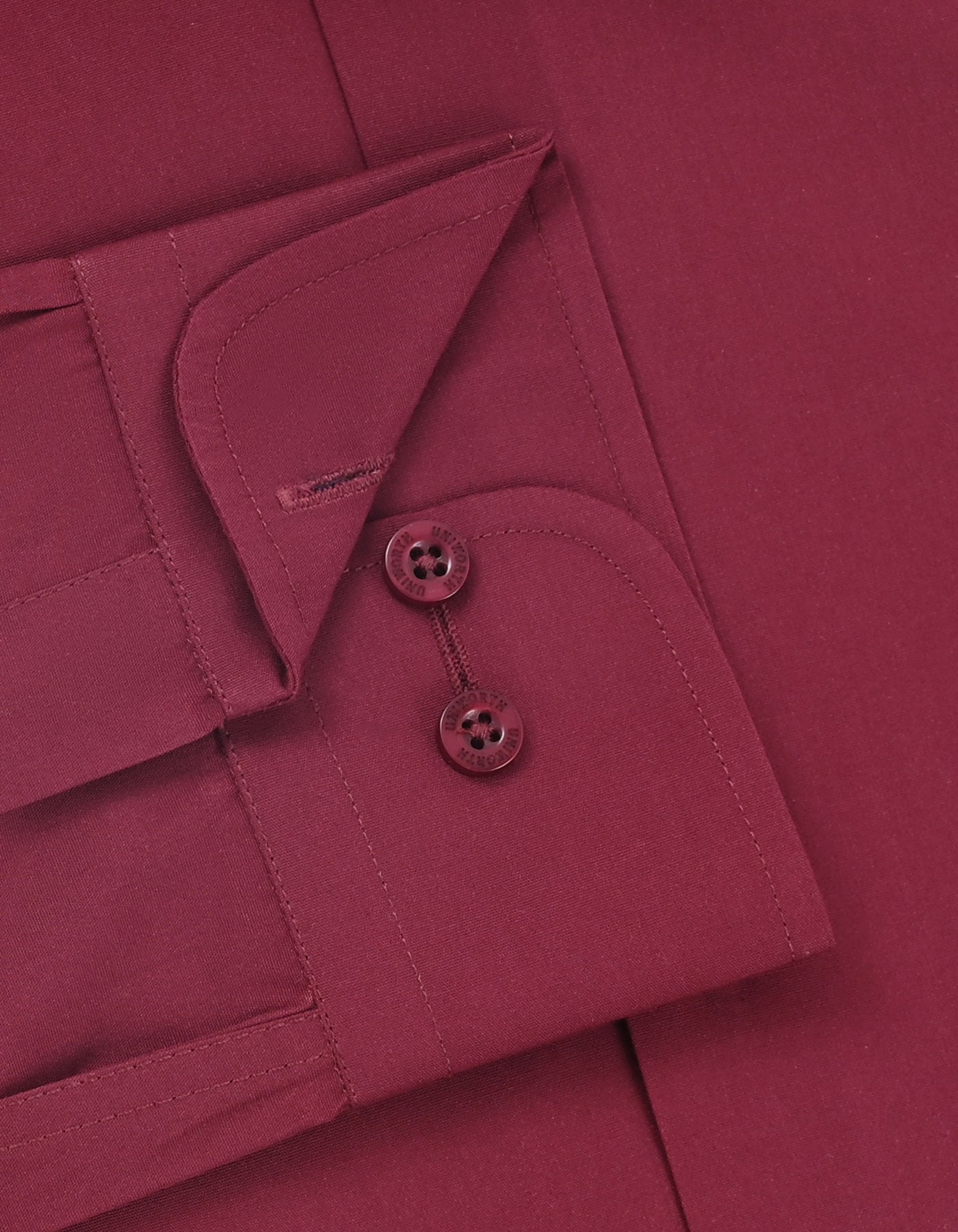 Plain Maroon Tailored Smart Fit Shirt FS1646-1SF-15.5