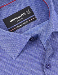 Self D Blue Classic Fit Shirt FS20502RF-15