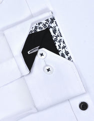 Plain White Tailored Smart Fit Shirt FS1596-3SF-16
