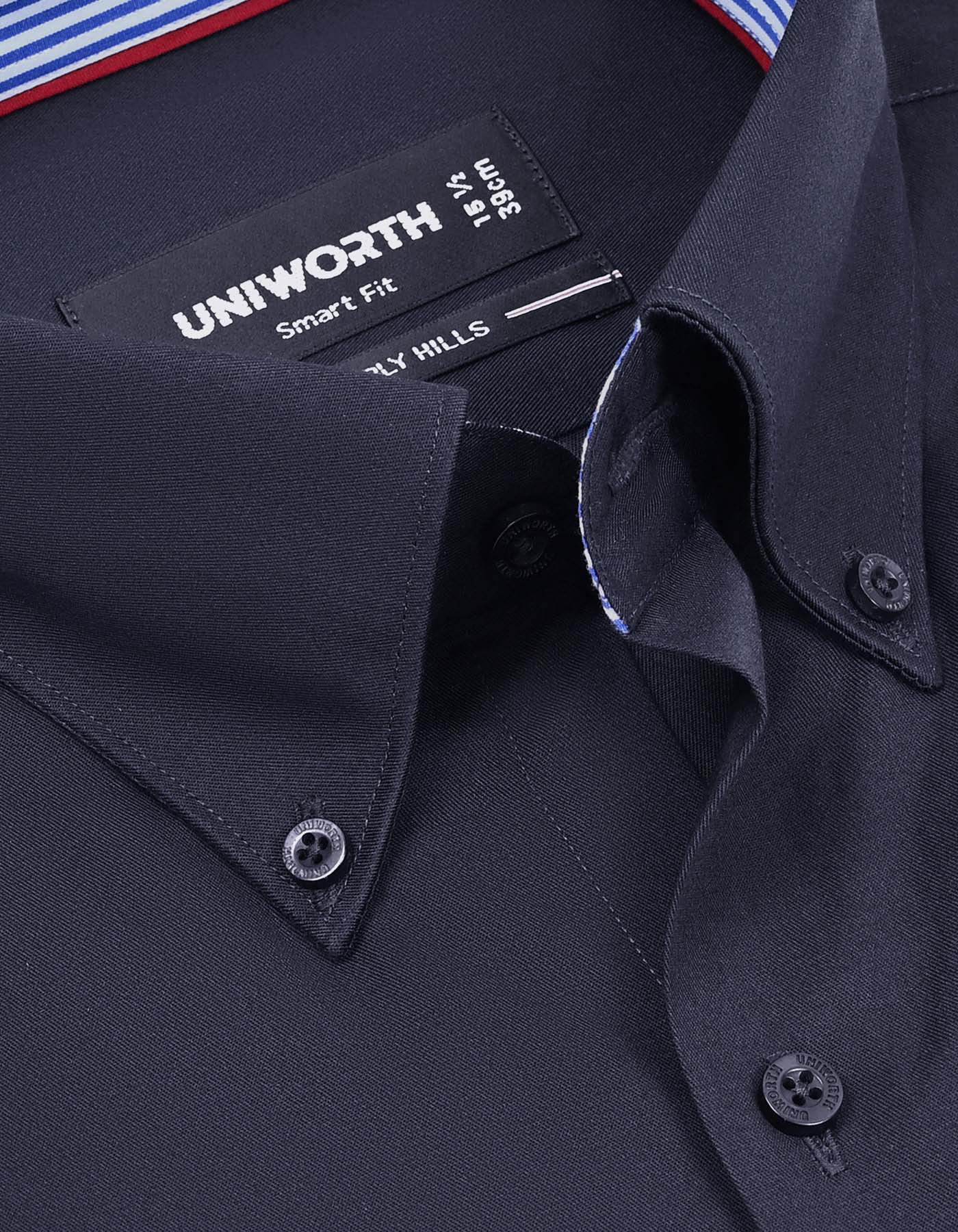 Plain Navy Tailored Smart Fit Shirt FS1410-3SF-15