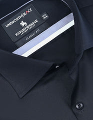 Plain Black Classic Fit Shirt FS2333-1RF-15