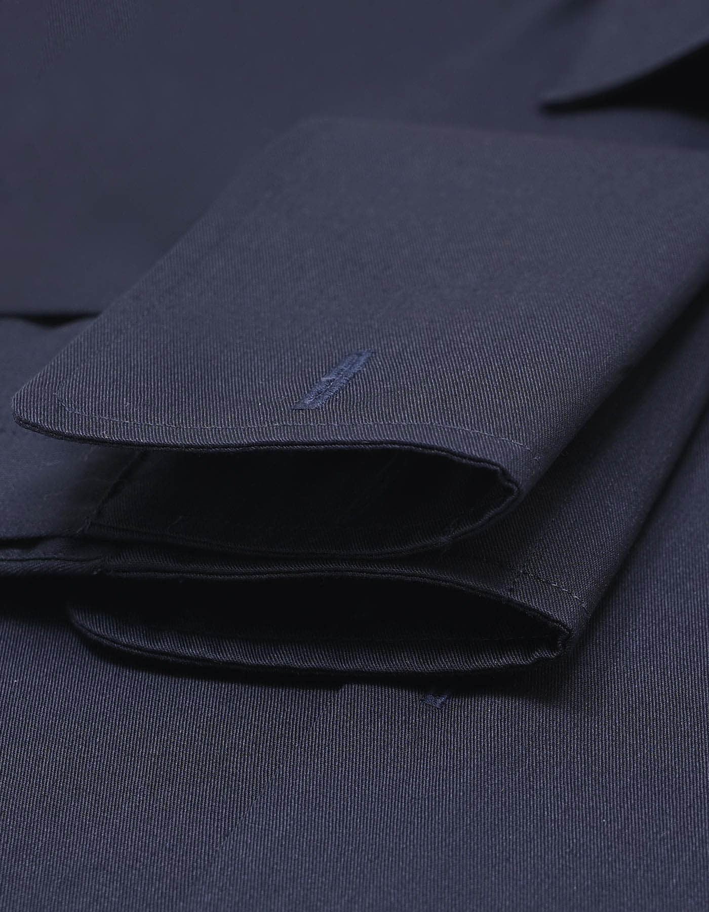 Plain Navy Tailored Smart Fit Shirt FS1314-4SD-15.5
