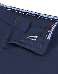 Navy Smart Fit Cotton Trouser FTC2517S-32