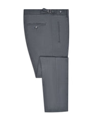 D Charcoal Plain Formal Trouser Tailored Smart Fit FT513S-34