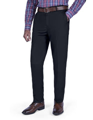 Black Plain Formal Trouser Tailored Smart Fit FT575-1S-30