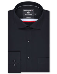 Self Black Smart Fit Shirt FS20436SF-14.5