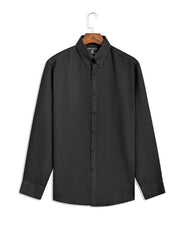 Plain Black Tailored Smart Fit Shirt FS2427-3SF-15.5