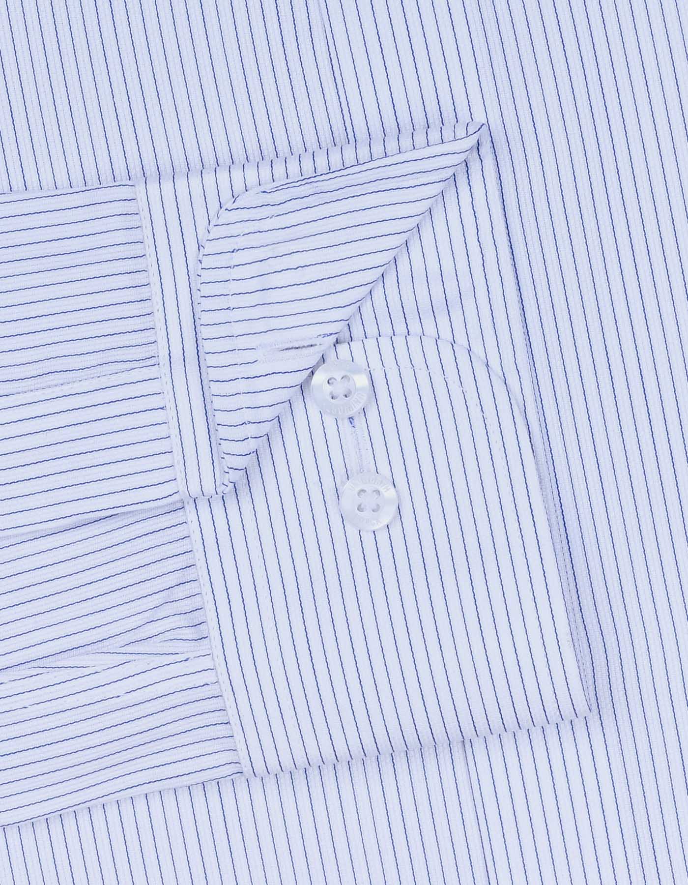 Stripe Navy Tailored Smart Fit Shirt FS2904-1SF-15.5