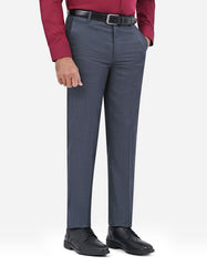 M Grey Plain Formal Trouser Tailored Smart Fit FT555S-30